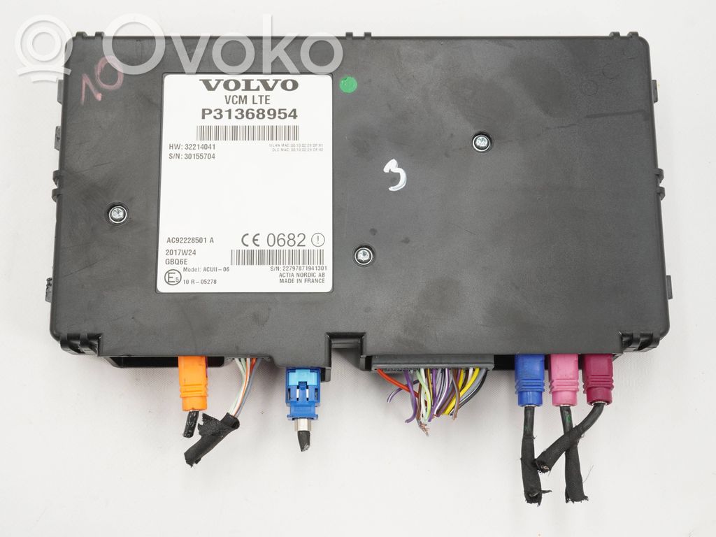 Volvo S90, V90 Autres unités de commande / modules 
