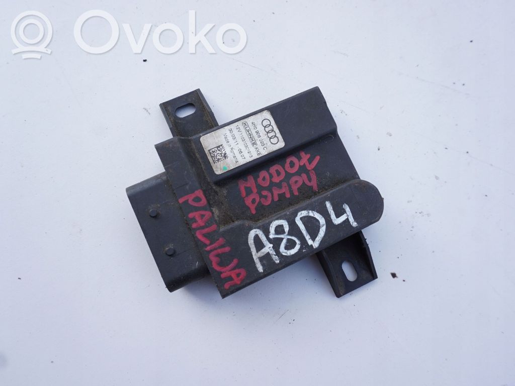 Audi A8 S8 D4 4H Polttoaineen ruiskutuspumpun ohjainlaite/moduuli 