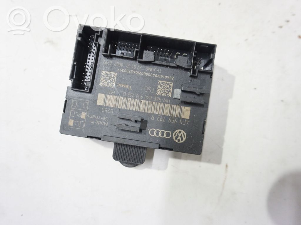 Unité de commande module de porte   4F0959792R,MODU