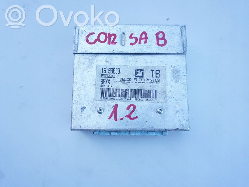 Opel Corsa A Engine control unit/module 
