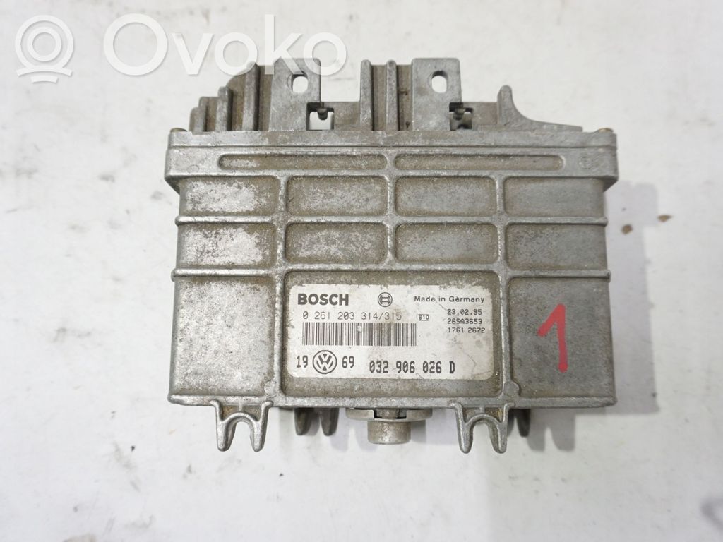 Engine control unit/module   032906026D