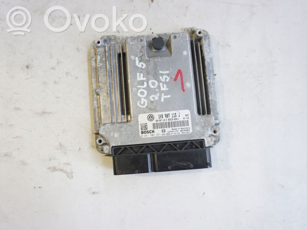Volkswagen Golf V Engine control unit/module 