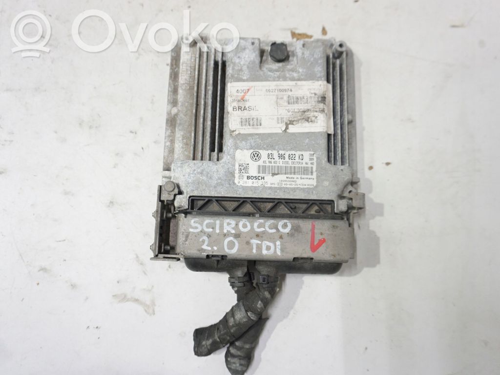 Skoda Superb B6 (3T) Unidad de control/módulo del motor 