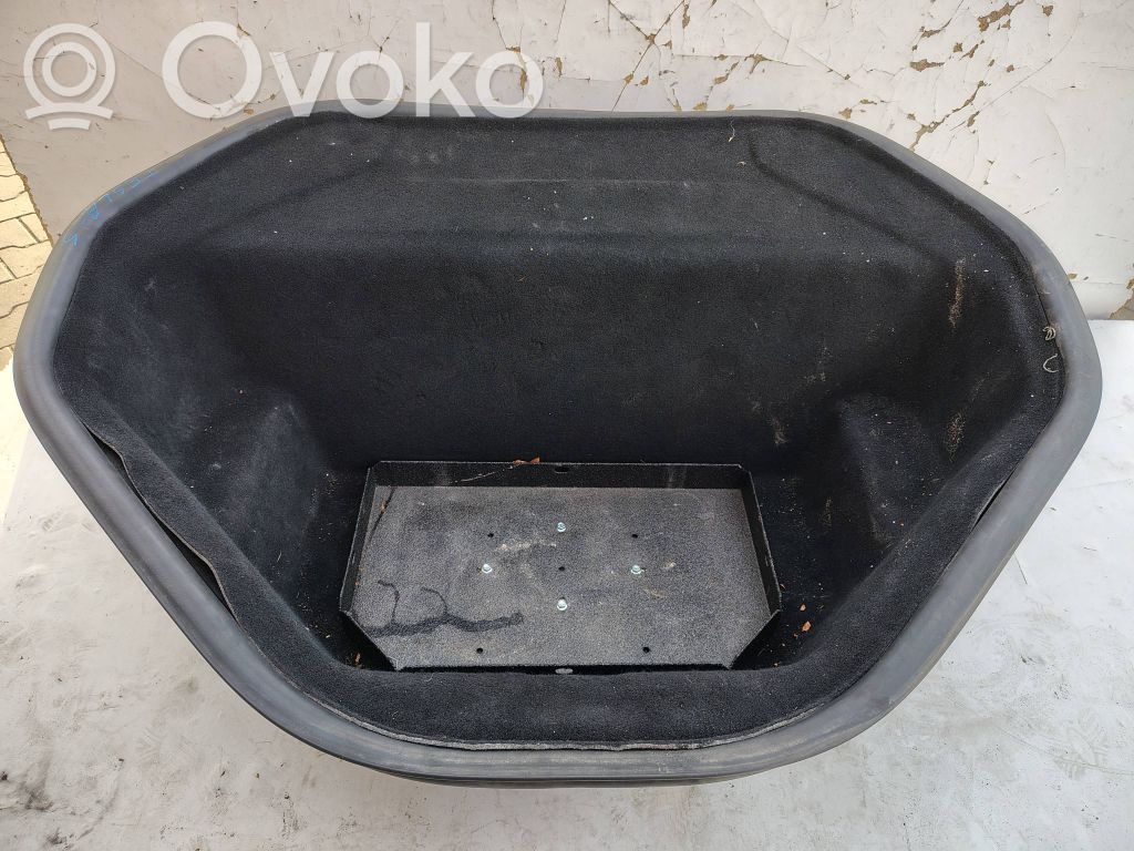 Glove box in trunk