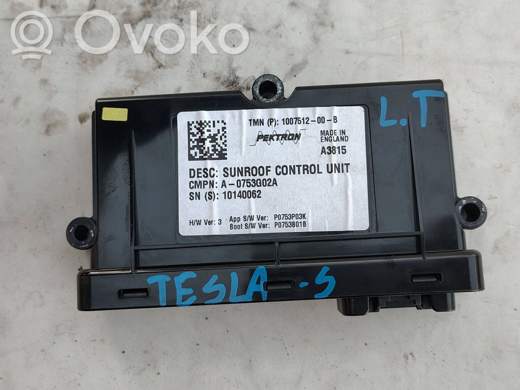 Tesla Model S Alte unități/module de control 