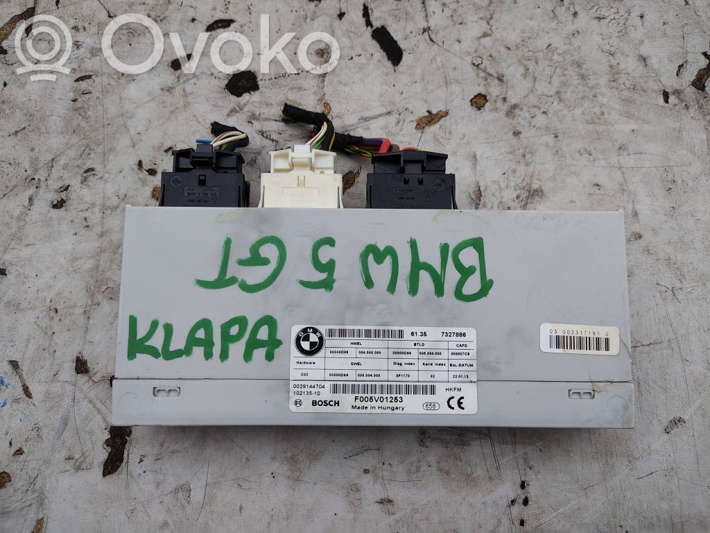 BMW 5 GT F07 Tailgate/trunk control unit/module 