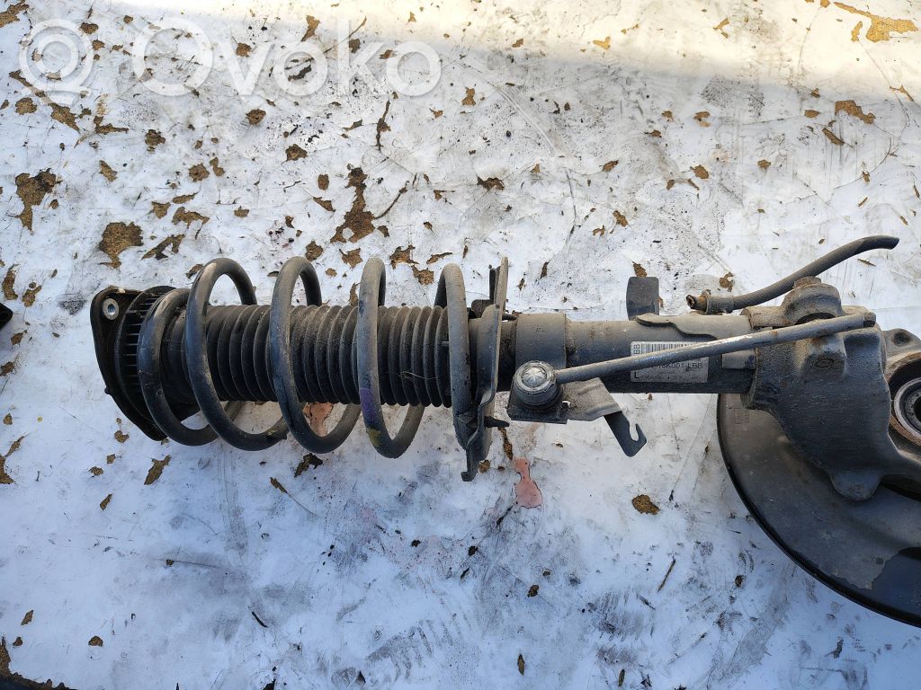 Front shock absorber with coil spring