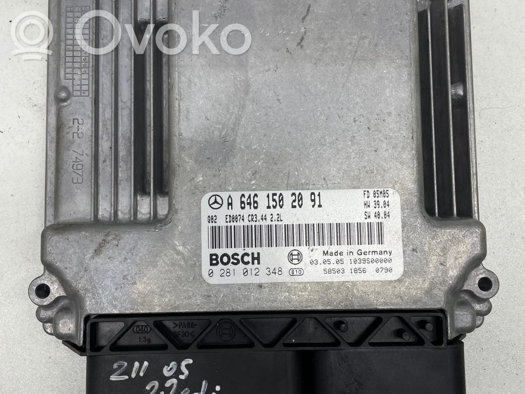Mercedes-Benz E W211 Engine control unit/module 