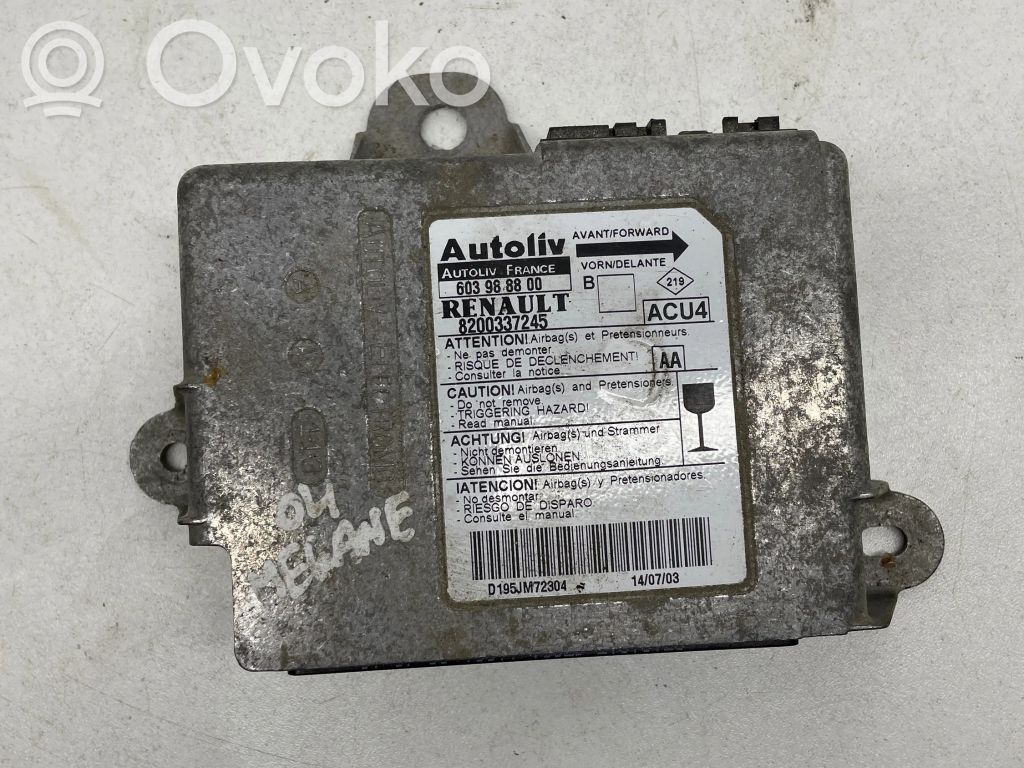 Renault Megane II Airbag control unit/module 