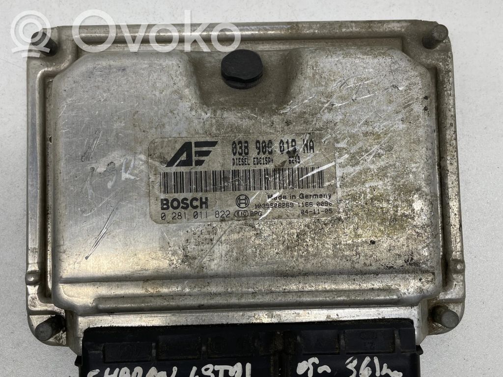 Engine control unit/module   038906019KA,0281011822,1039506269