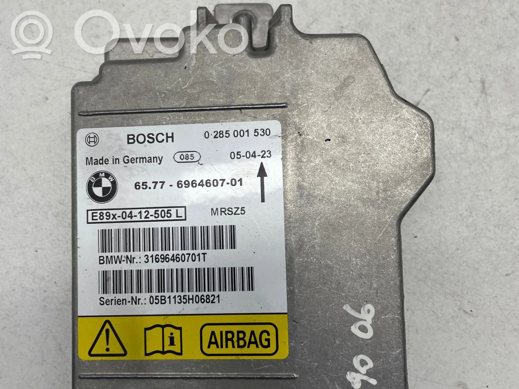 Unidad de control/módulo del Airbag   6964607,31696460701T,0285001530