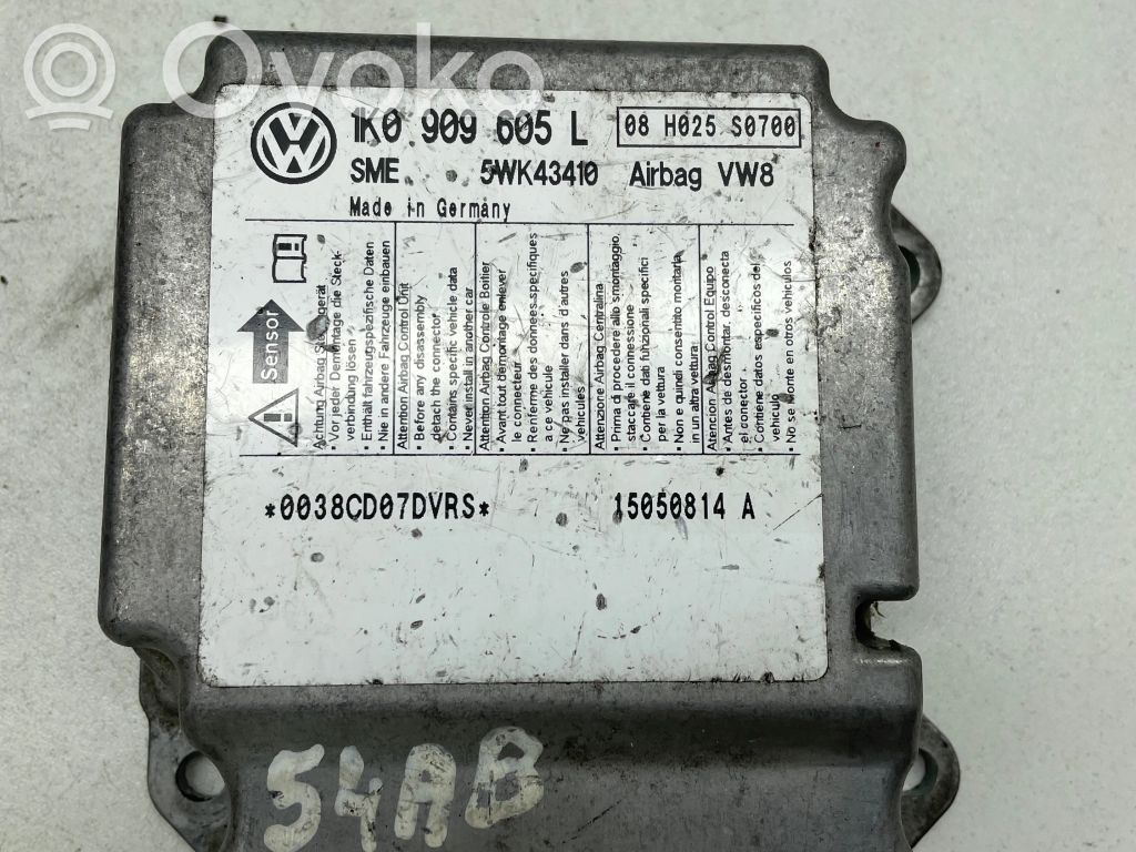 Skoda Octavia Mk2 (1Z) Sterownik / Moduł Airbag 