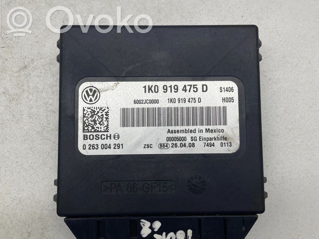 Volkswagen Touran I Parking PDC control unit/module 