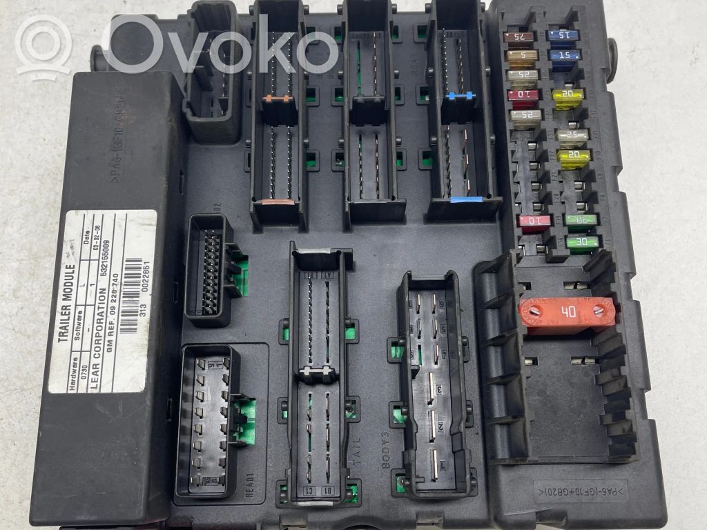 Vauxhall Vectra C Módulo de fusible 