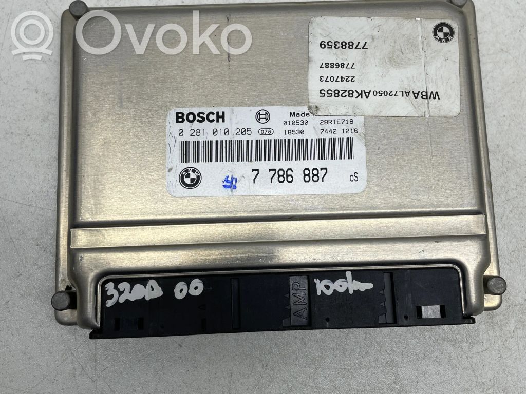 BMW 3 E46 Moottorin ohjainlaite/moduuli 