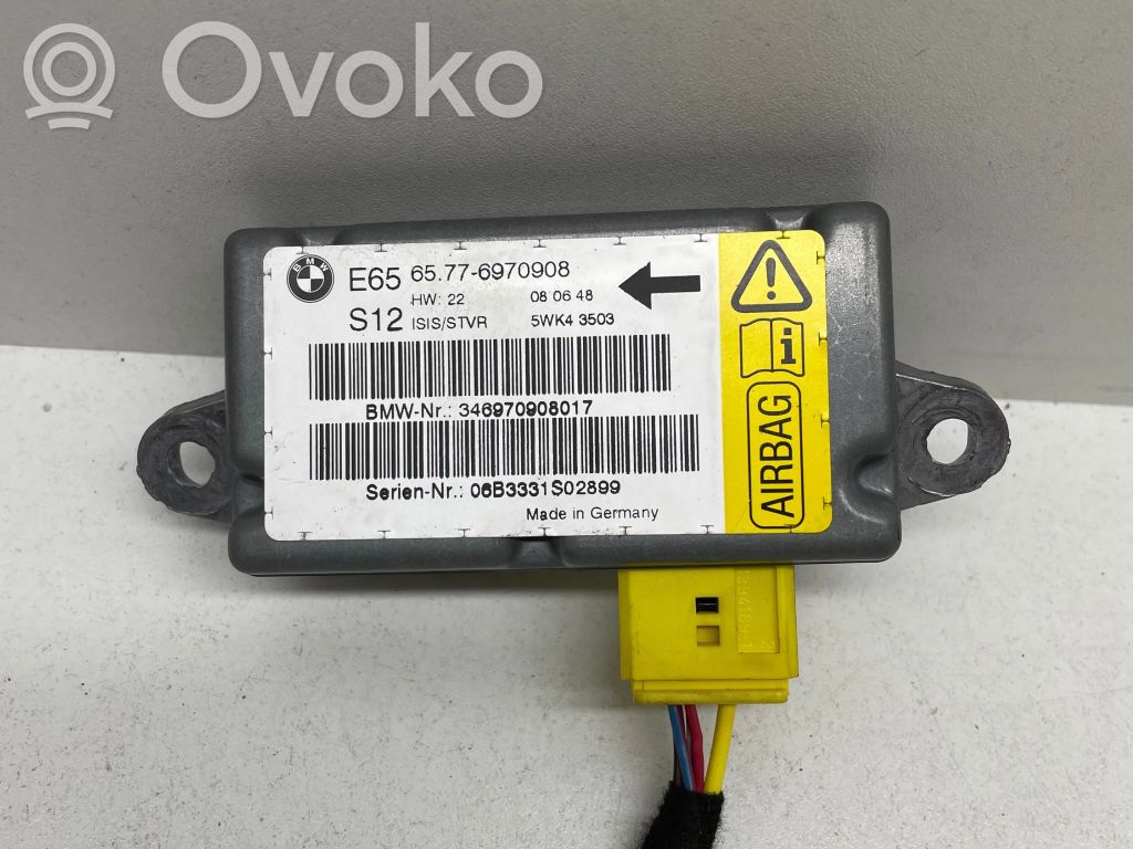 Airbagsensor Crashsensor Drucksensor   6970908,346970908017,06B3331S02899,5WK43503