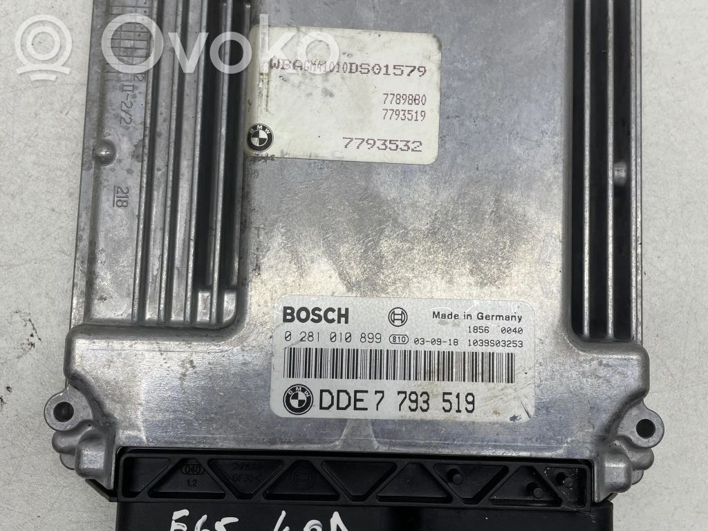 BMW 7 E65 E66 Engine control unit/module 