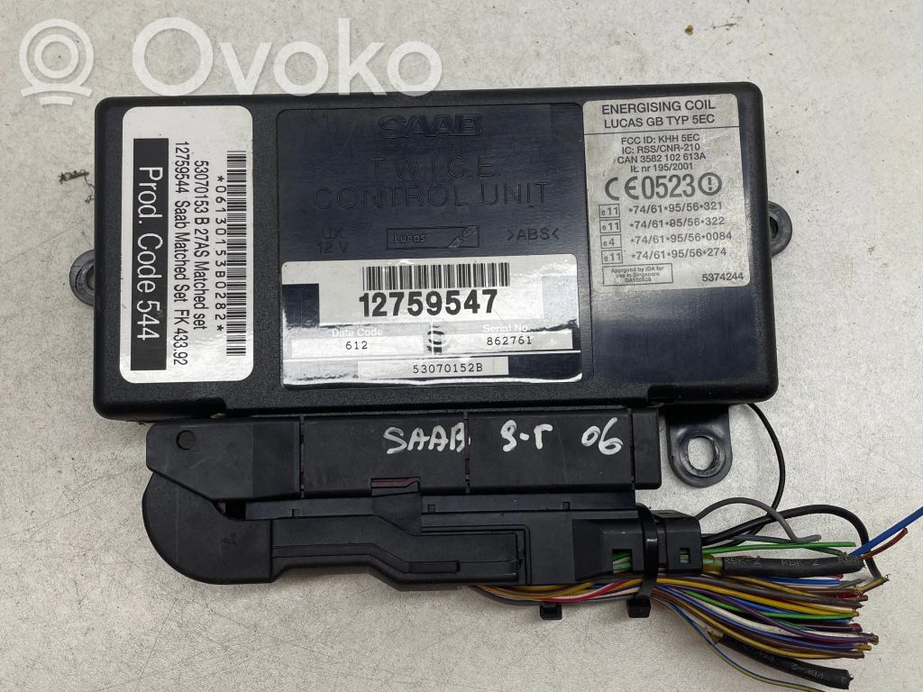 Saab 9-5 Comfort/convenience module 