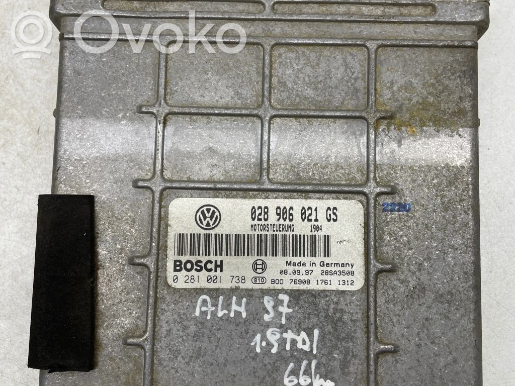 Engine control unit/module   028906021GS,28SA3508,0281001738