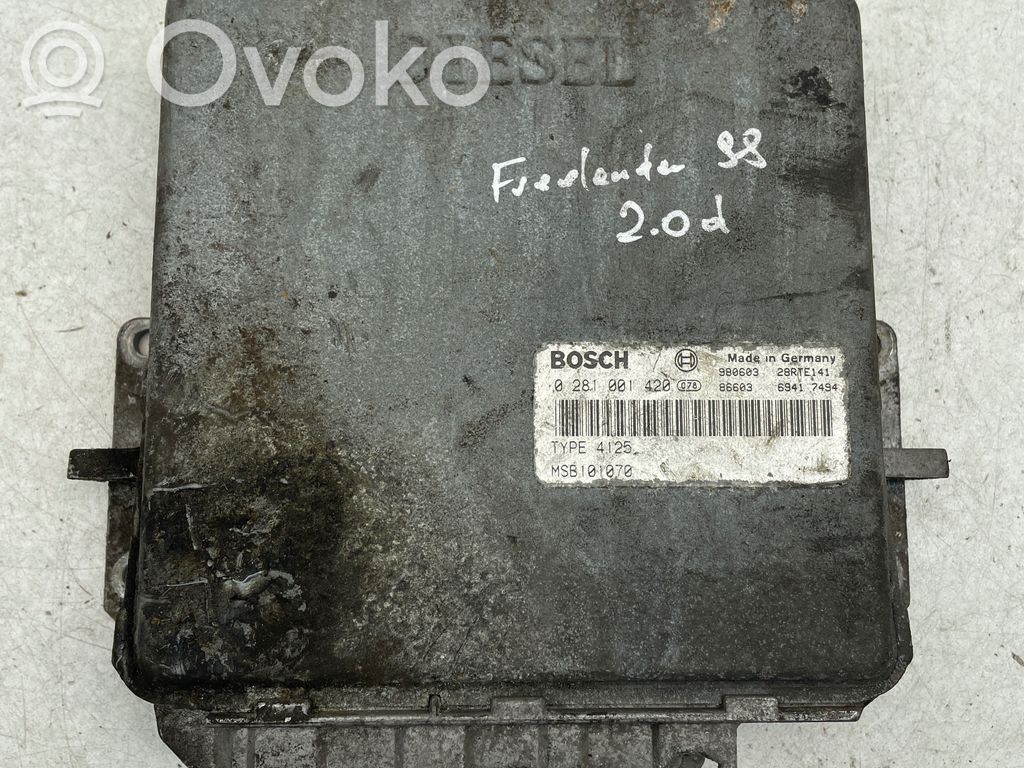 Land Rover Freelander Engine control unit/module 
