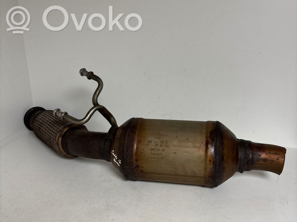 Volkswagen Caddy Filtr cząstek stałych Katalizator / FAP / DPF 