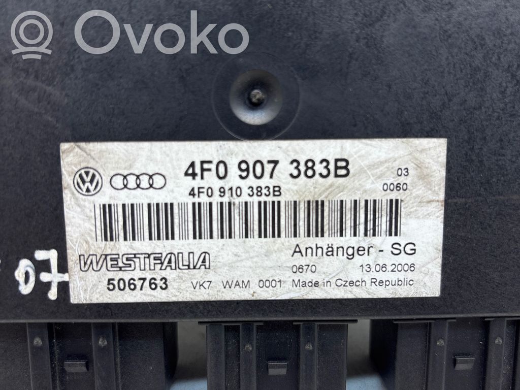 Audi A6 S6 C6 4F Tow bar trailer control unit/module 
