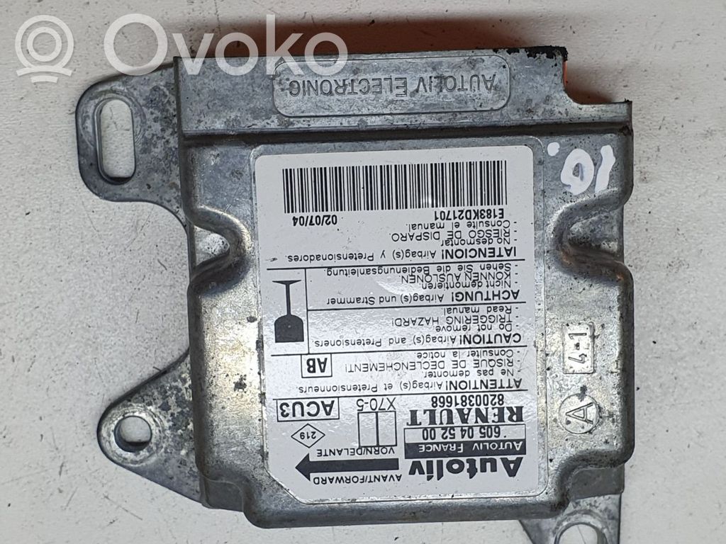 Renault Master II Airbag control unit/module 