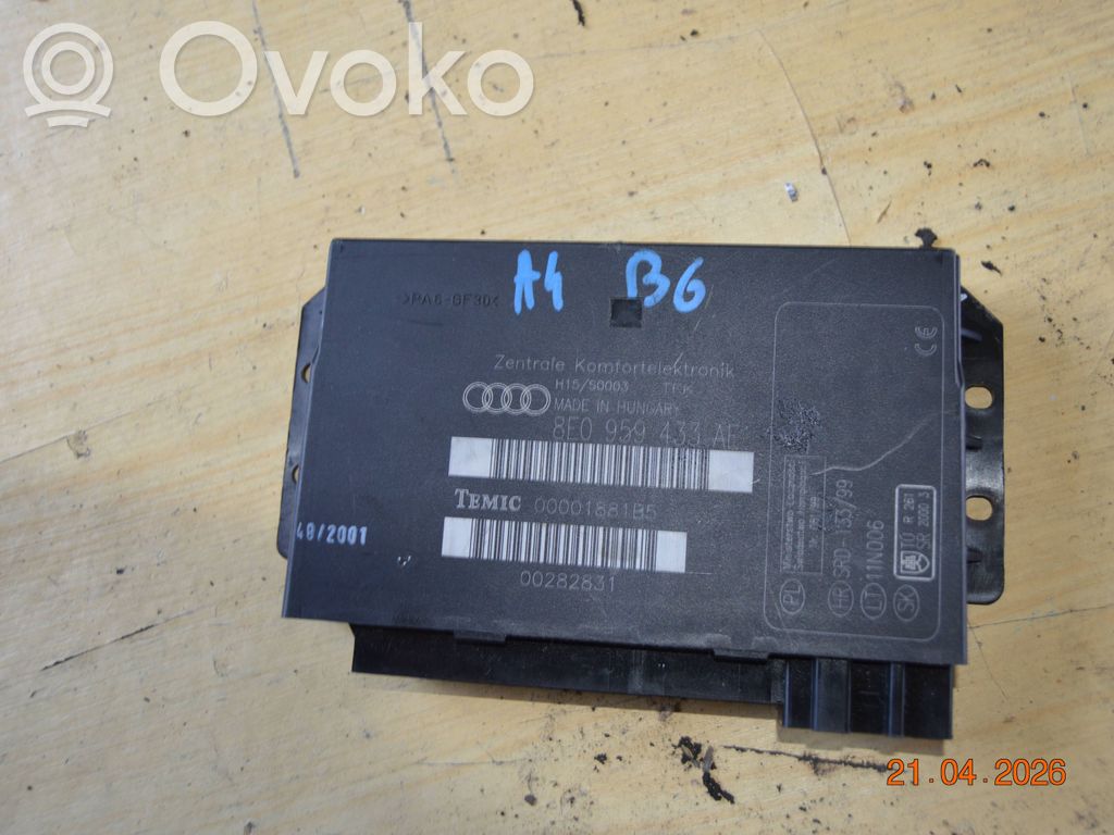 Module confort   8E0959433AE,00282831,00001881B5