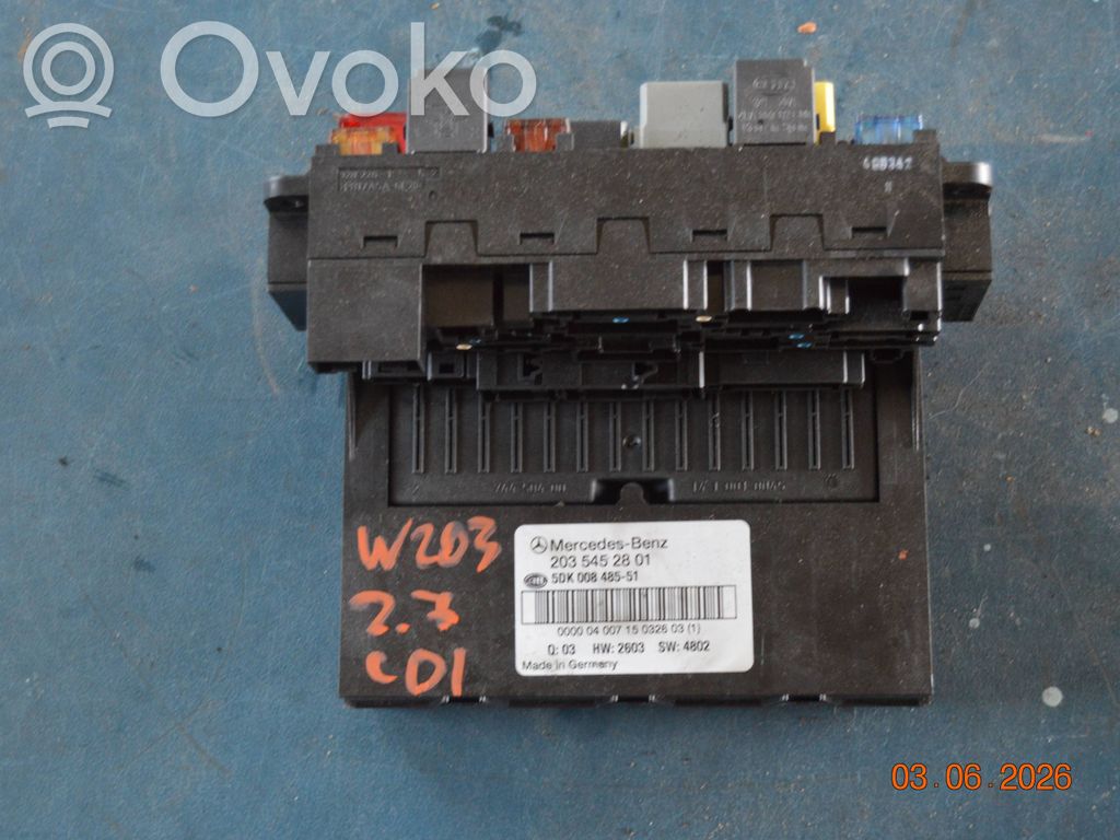 Mercedes-Benz C W203 Unidad de control SAM 