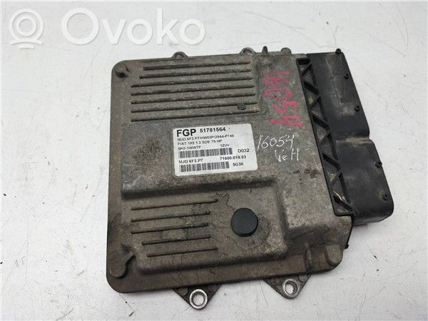 Fiat Punto (199) Komputer / Sterownik ECU silnika 