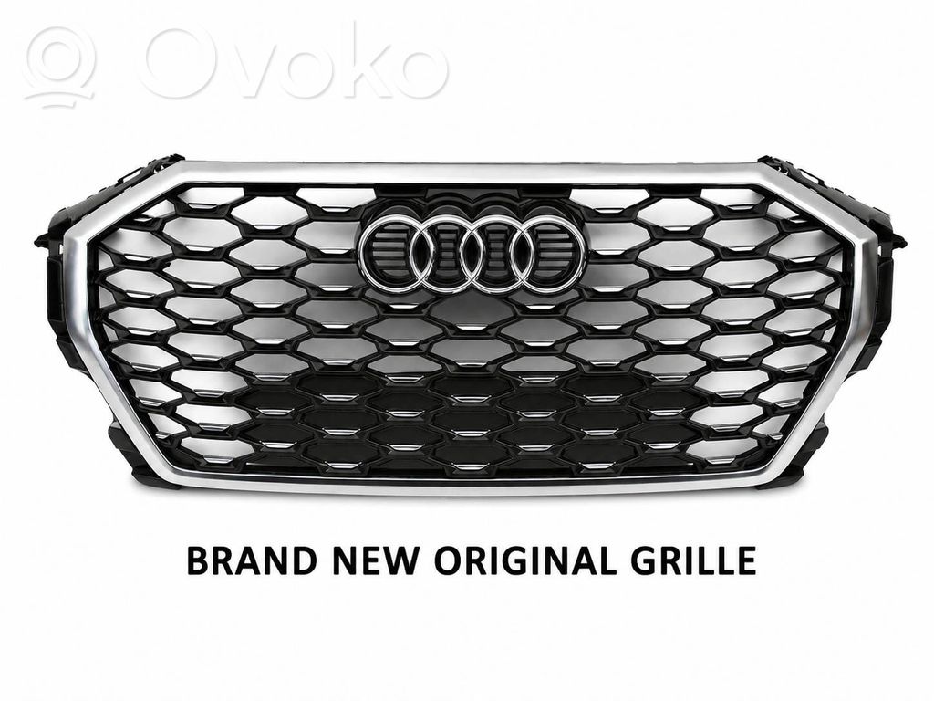 Audi Q3 F3 Griglia superiore del radiatore paraurti anteriore 