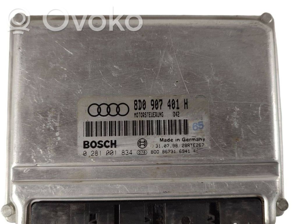 Engine control unit/module   8D0907401H,0281001834