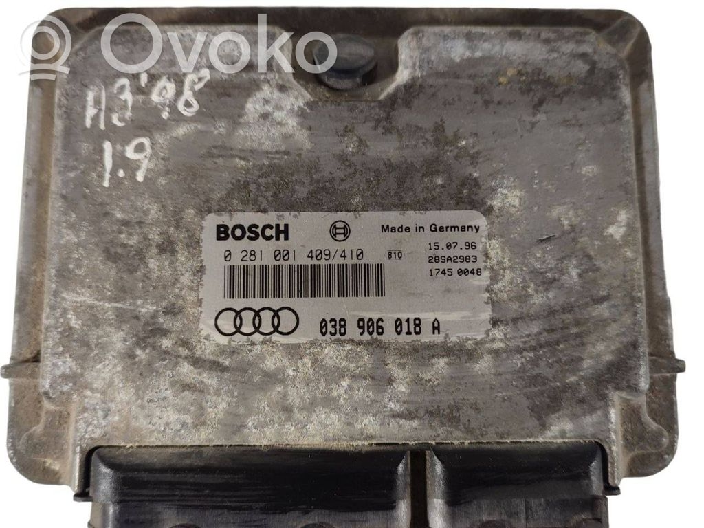 Audi A3 S3 8L Unidad de control/módulo del motor 