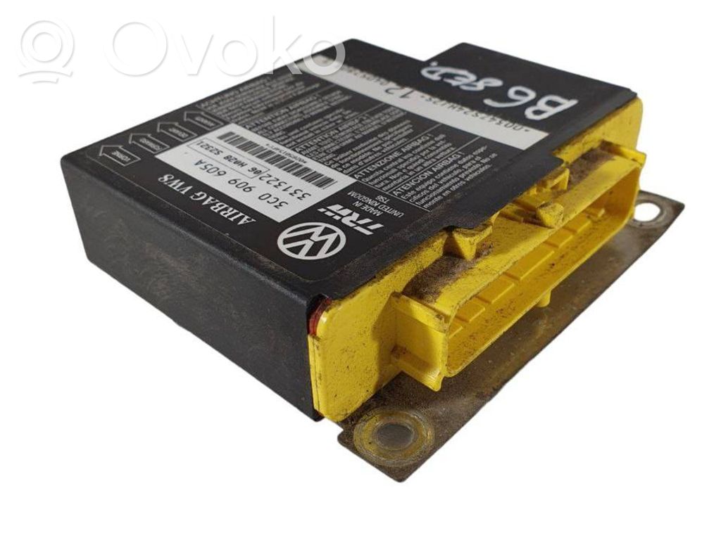Volkswagen PASSAT B6 Unitate/modul de comandă airbaguri 