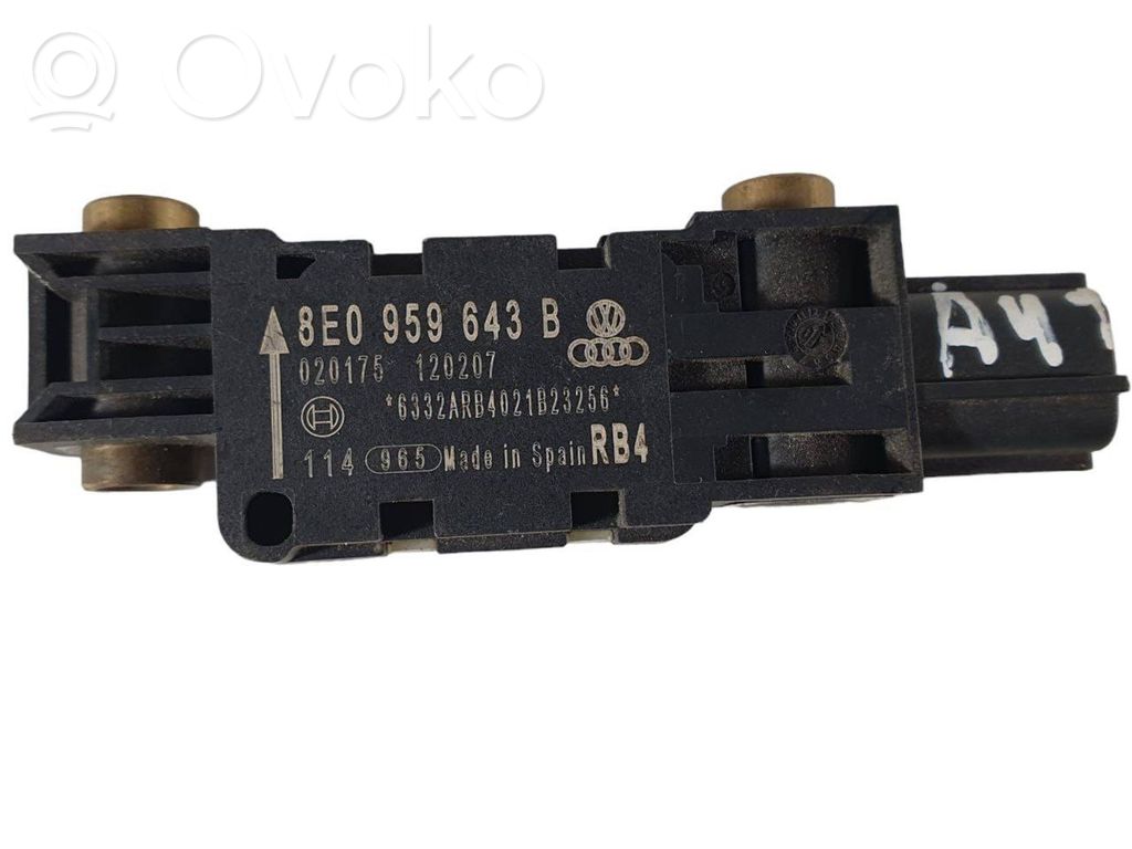 Audi A4 S4 B6 8E 8H Sensore d’urto/d'impatto apertura airbag 