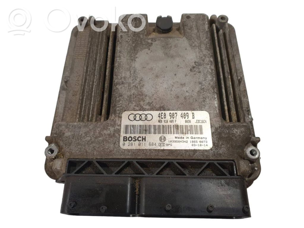 Audi A8 S8 D3 4E Engine control unit/module 