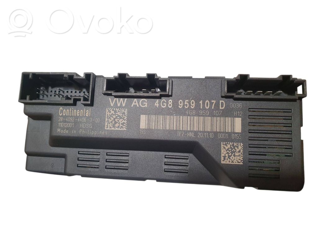Audi A7 S7 4G Tailgate/trunk control unit/module 