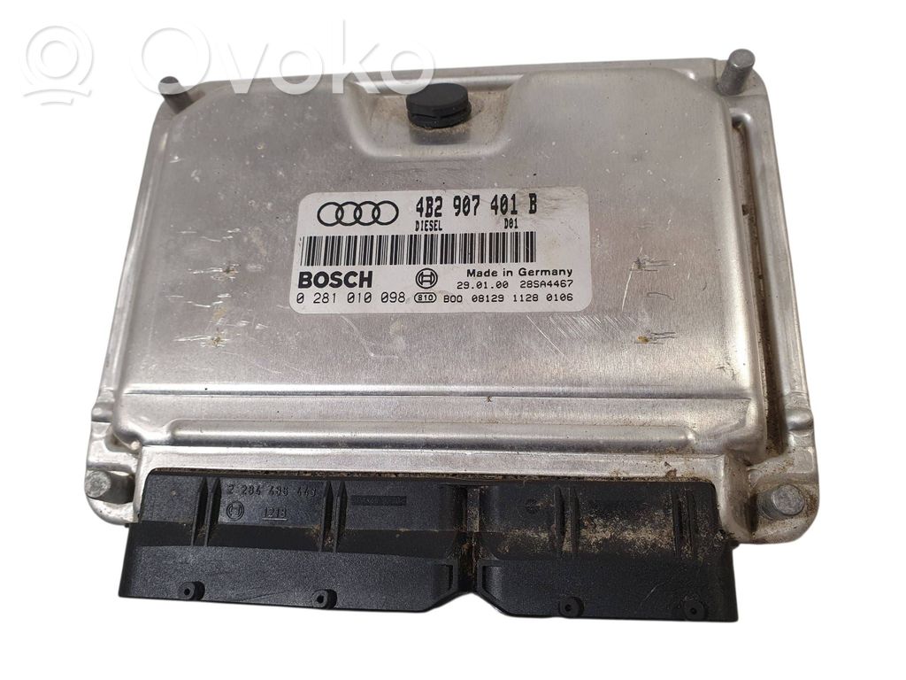 Engine control unit/module   4B2907401B,0281010098,28SA4467