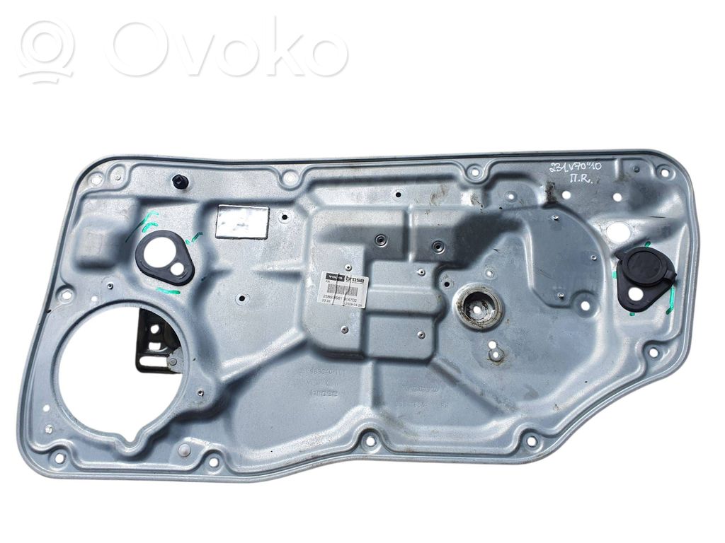 Volvo V70 Mechanizm podnoszenia szyby przedniej bez silnika 