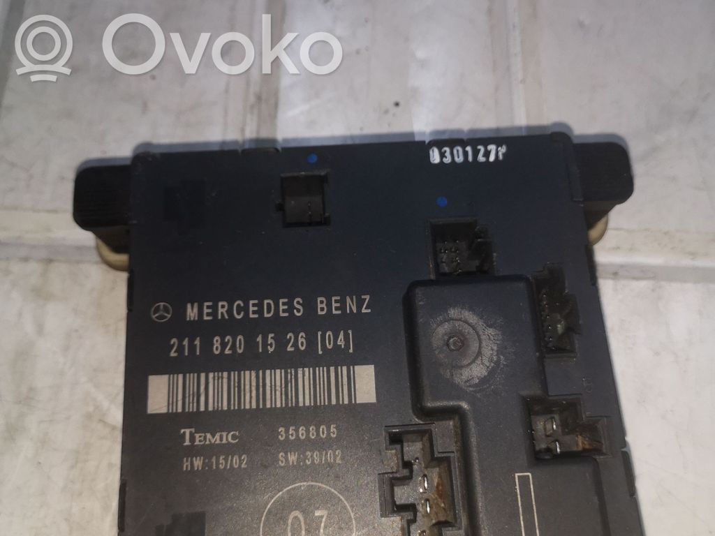Mercedes-Benz E W211 Door control unit/module 