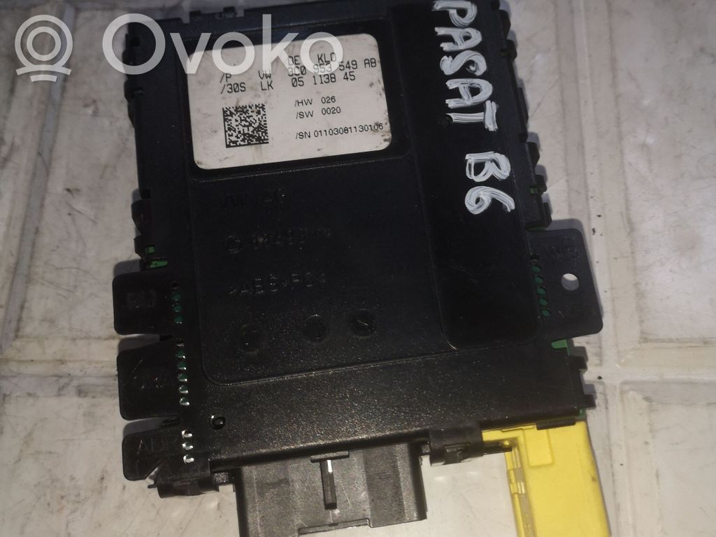 Volkswagen PASSAT B6 Steering angle sensor 