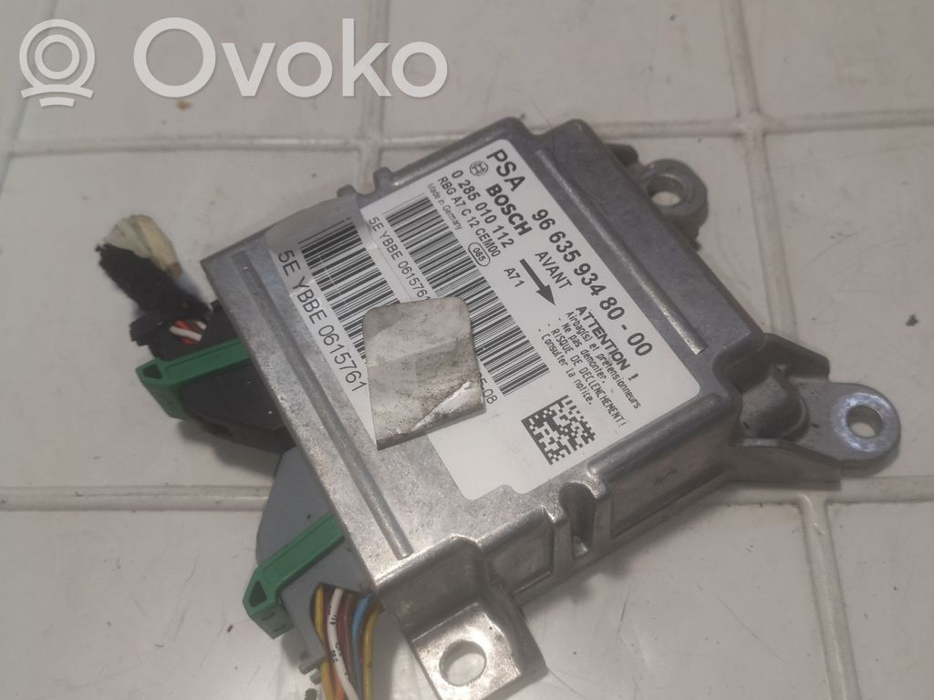Peugeot 207 Sterownik / Moduł Airbag 