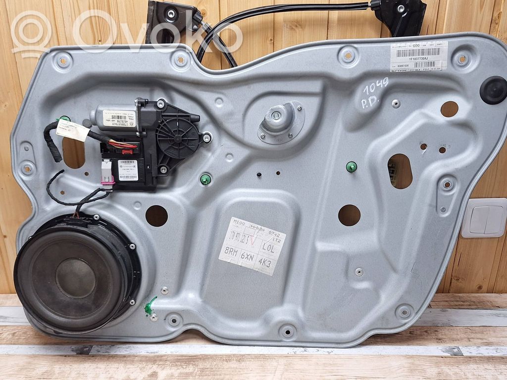 Volkswagen Touran I Mechanizm podnoszenia szyby przedniej bez silnika 