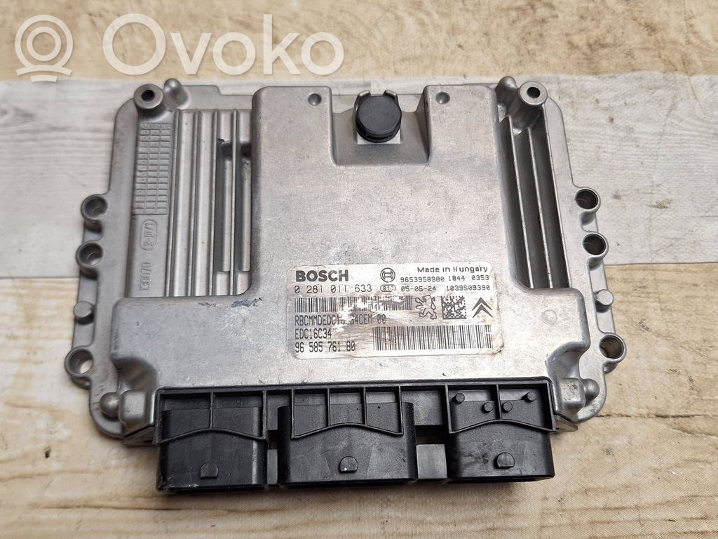 Peugeot 407 Engine control unit/module 