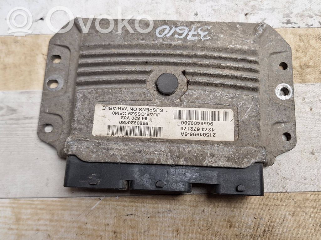 Sterownik / Moduł zawieszenia pneumatycznego   215849956A,9656409680,9650920480