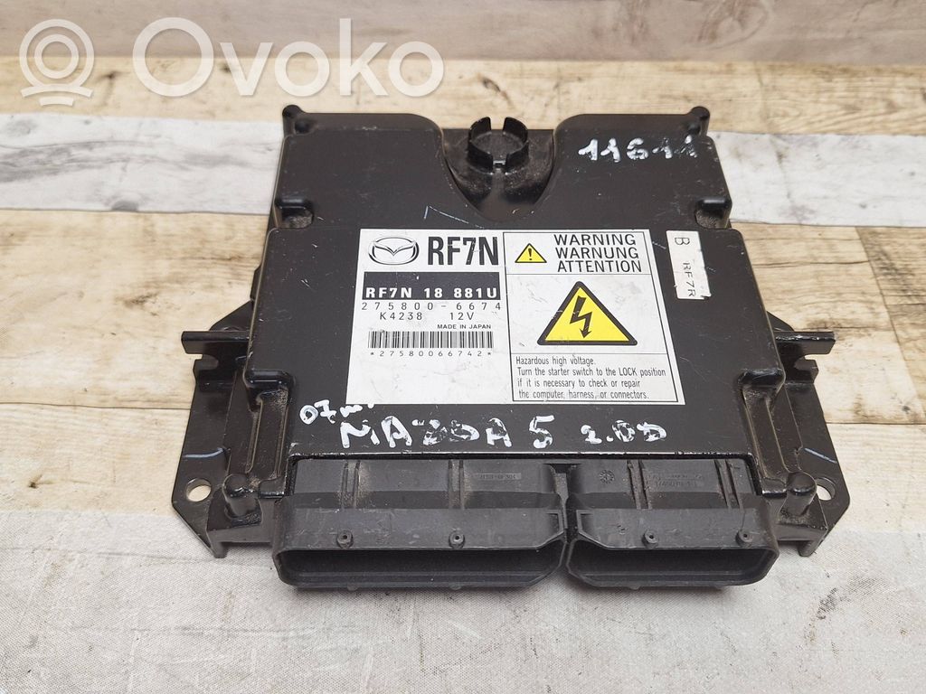Mazda 5 Engine control unit/module 