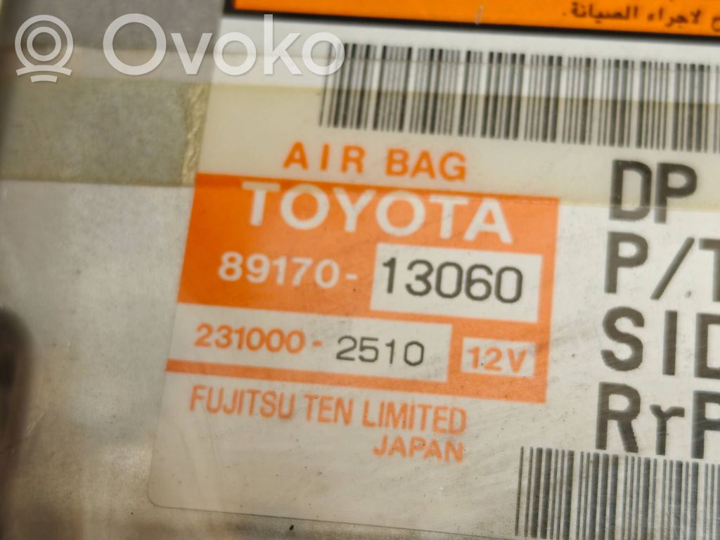 Toyota Corolla Verso E121 Airbag control unit/module 