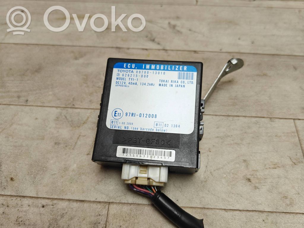 Toyota Corolla Verso E121 Immobilizer control unit/module 