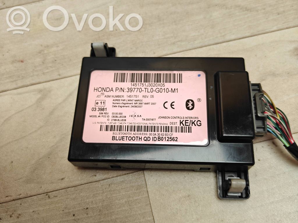 Honda Accord Bluetooth control unit module 