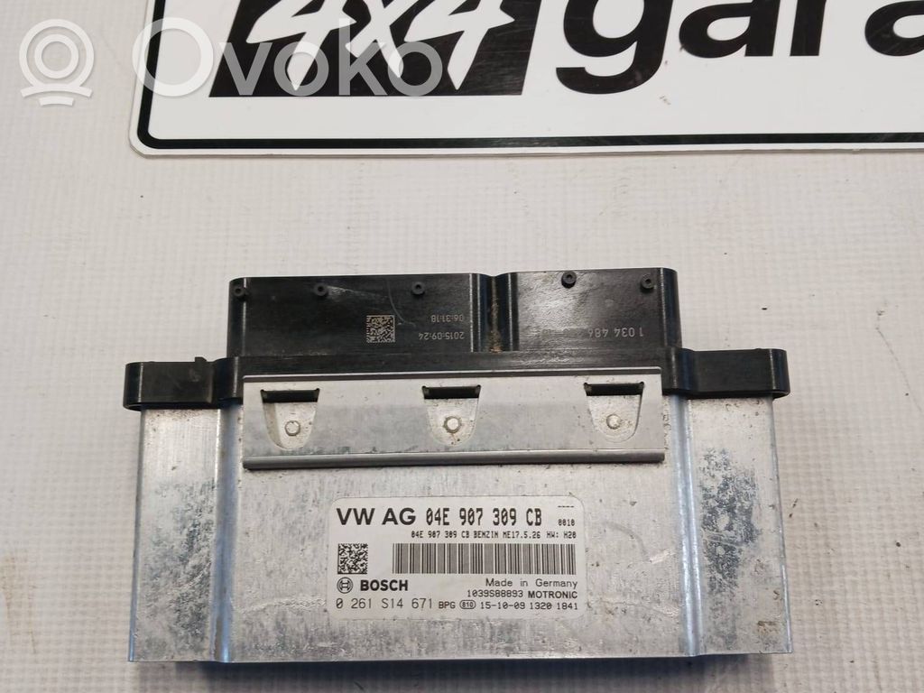 Engine control unit/module   04E907309CB,0261S14671